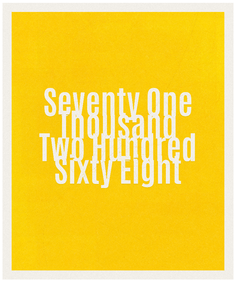 Count #71268