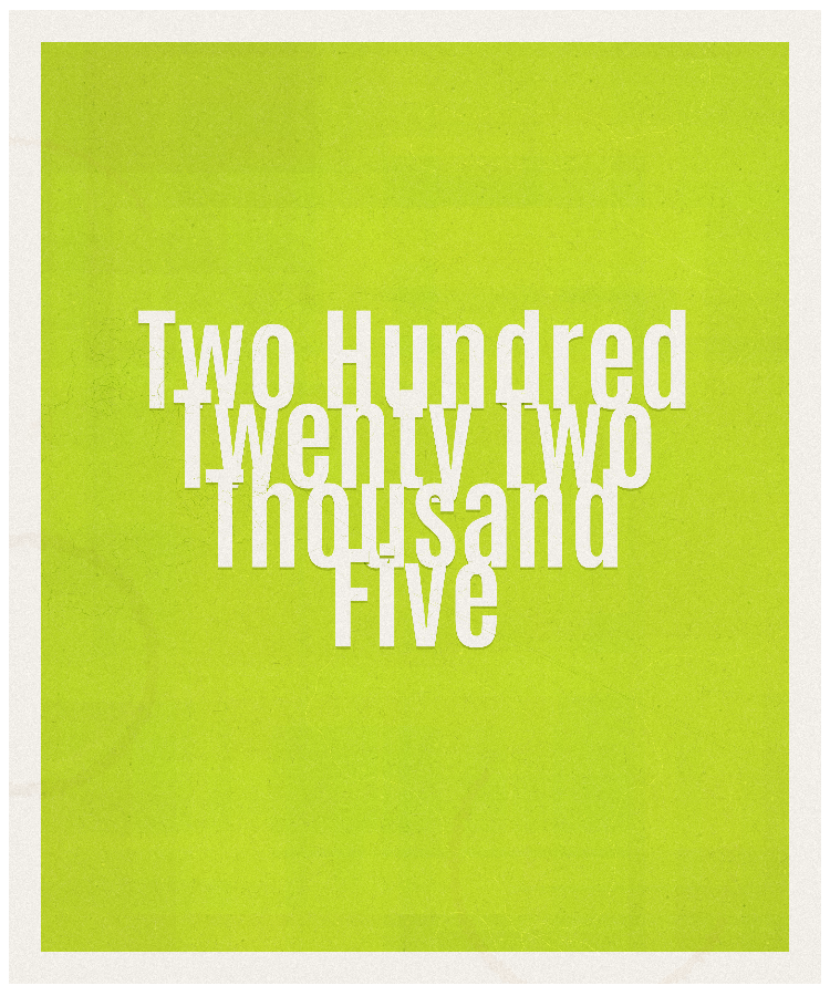 Count #222005
