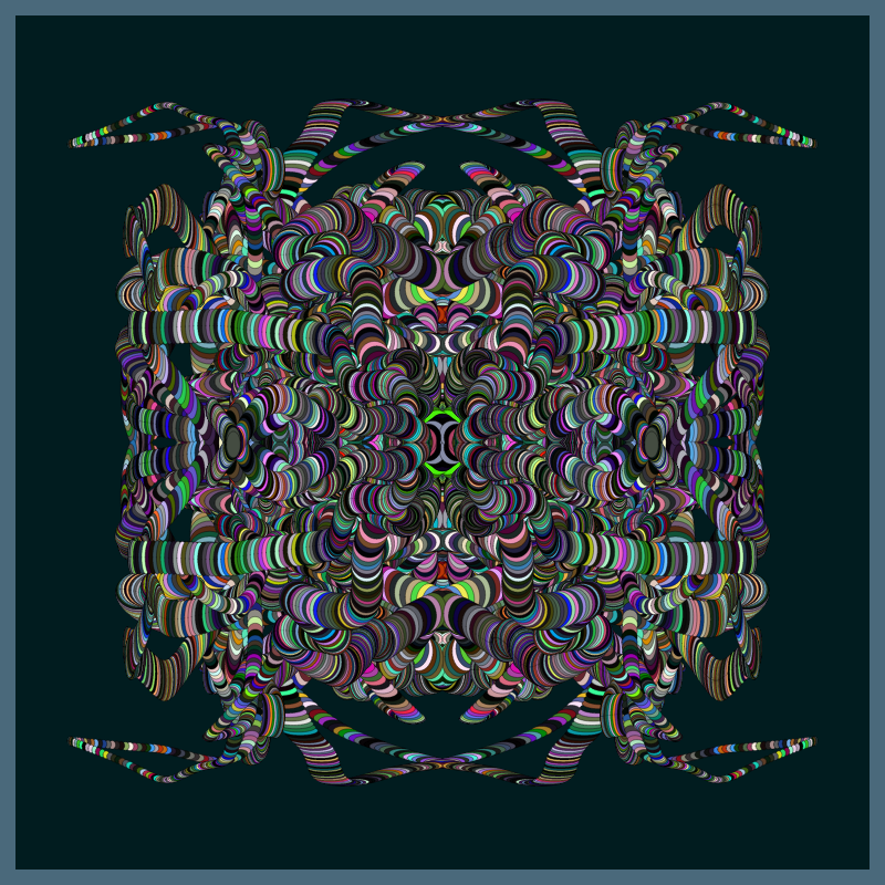 Symmetric Perlinized Ellipse #16