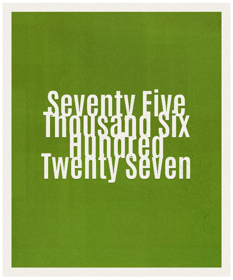 Count #75627