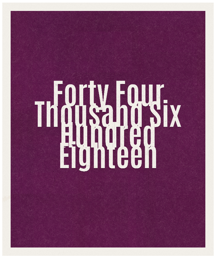 Count #44618