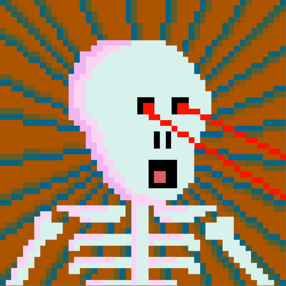 PIXEL SKULLETTI 1 #166