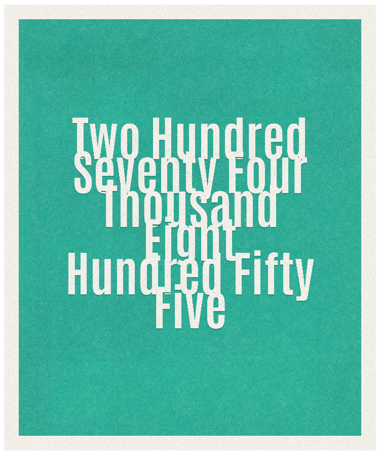 Count #274855