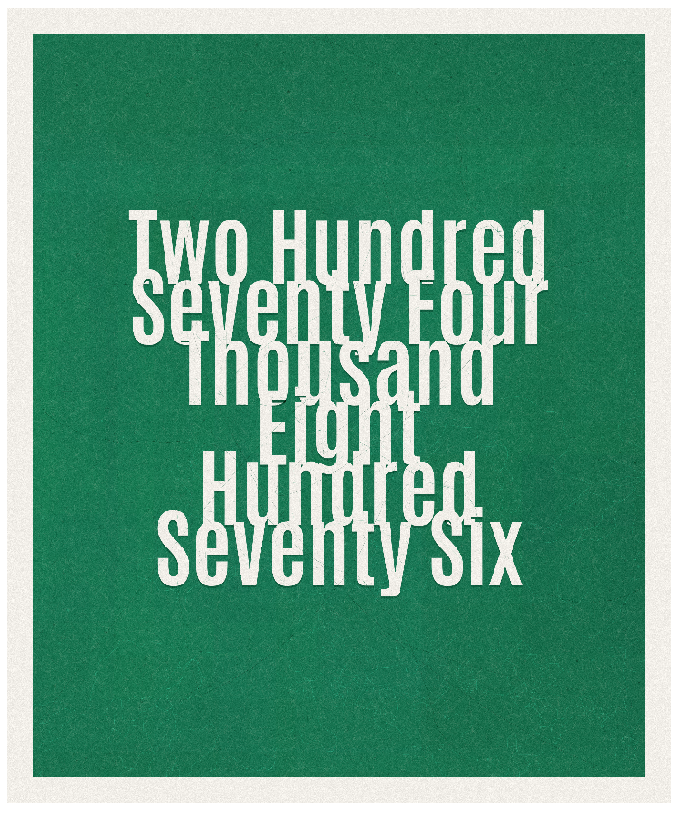 Count #274876