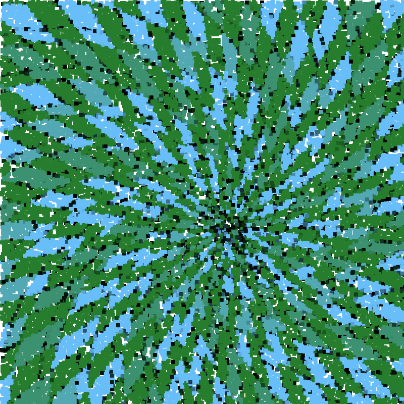 Mosaic or stained glass drops #12