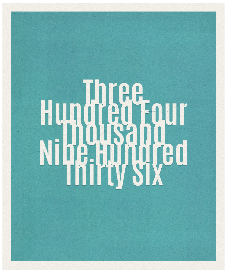 Count #304936