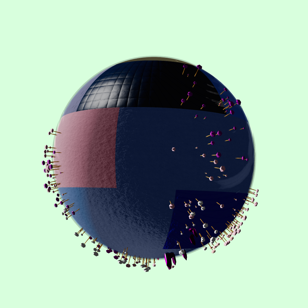 Exoplanets in texture #1