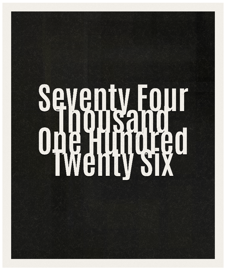 Count #74126
