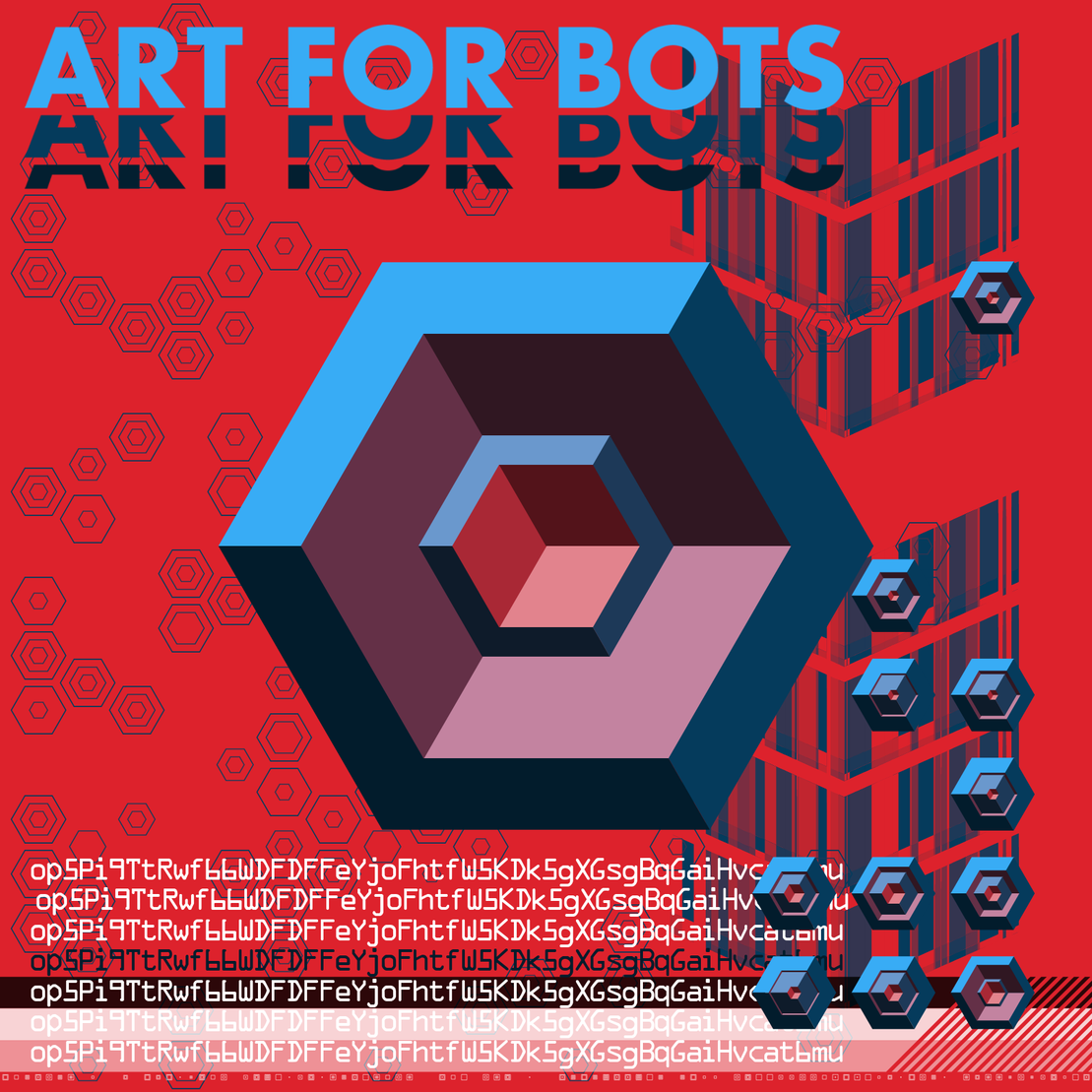 Hexagones - Art for Bots for Humans #47