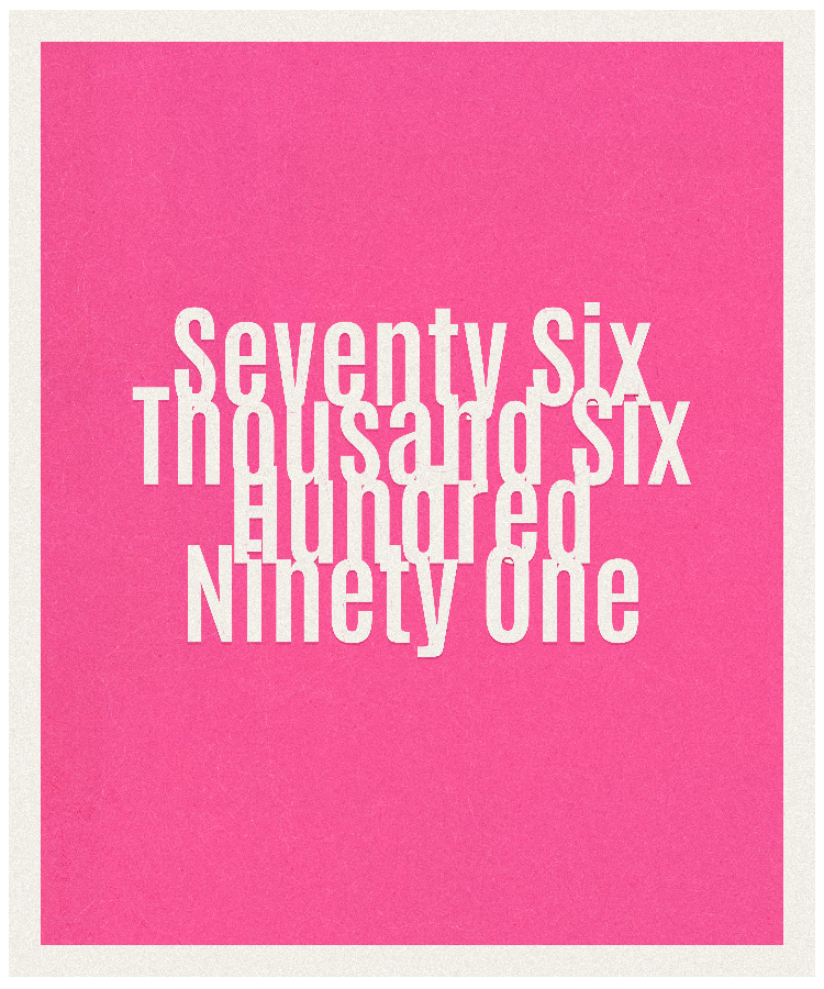 Count #76691