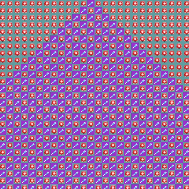 Elementary Cellular Emoji Automata #649