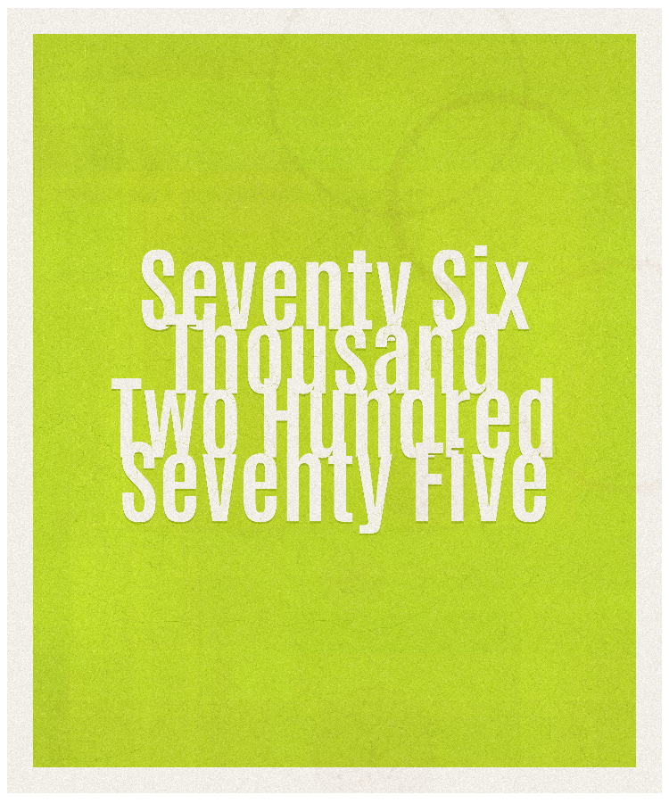 Count #76275