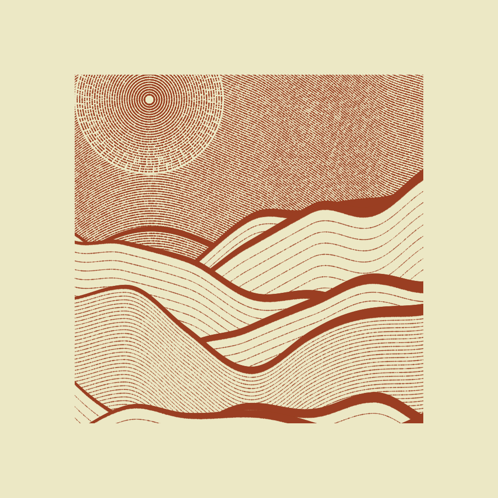 One color sketch #49