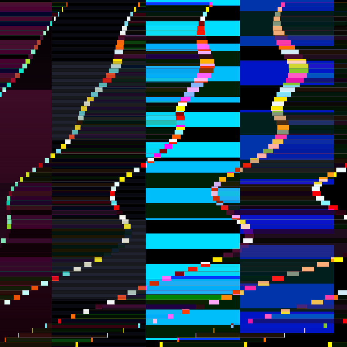 Glitchometry Stripes #125