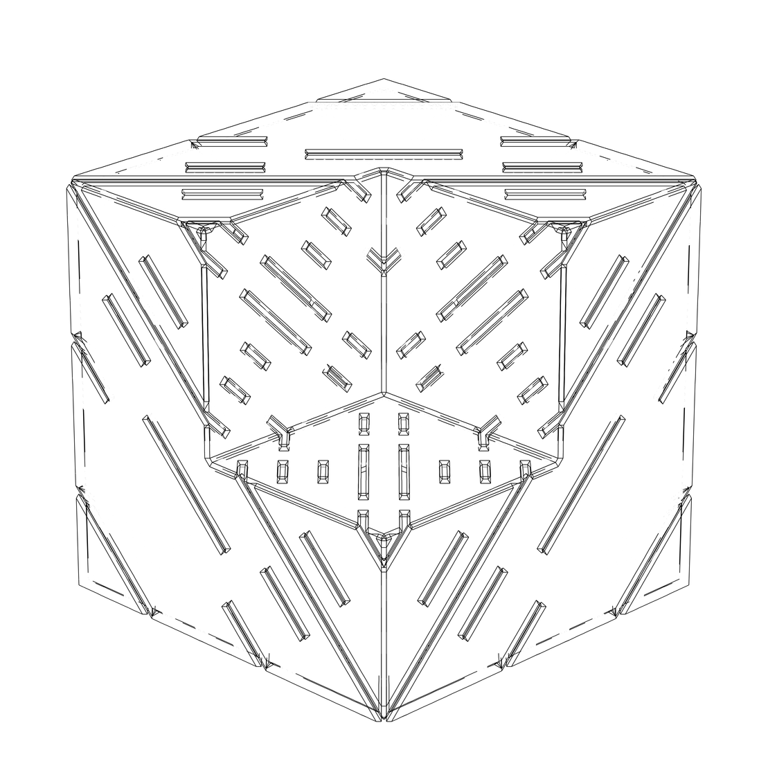 LL21 Alien Art Cube #407