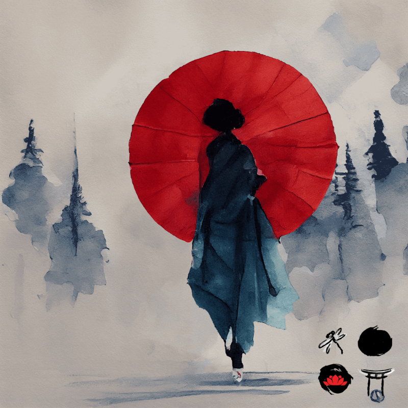 A walking geisha #20