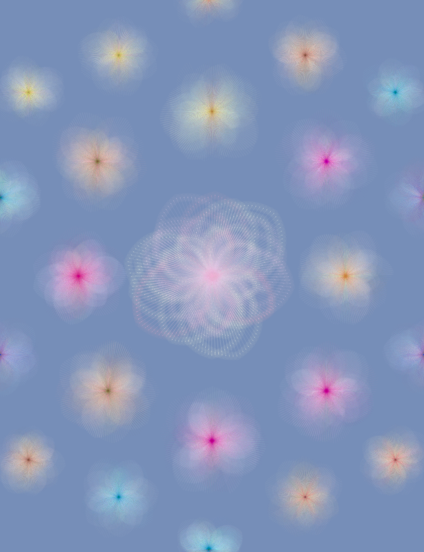 Fairy flower pattern #159