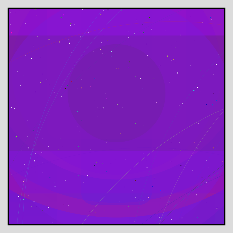 Color Field Starry B #27