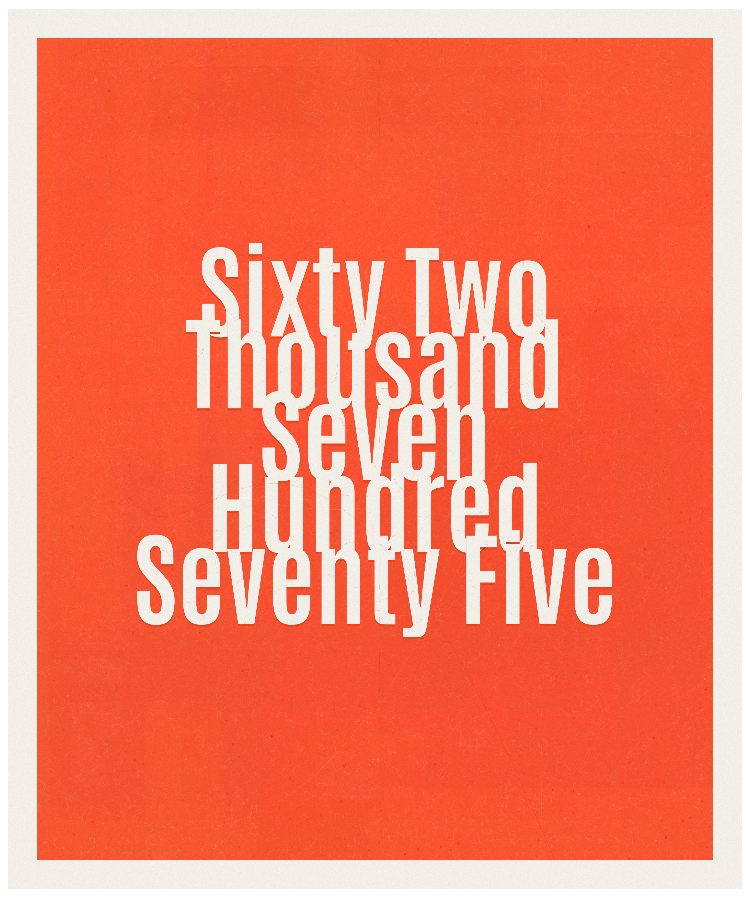 Count #62775
