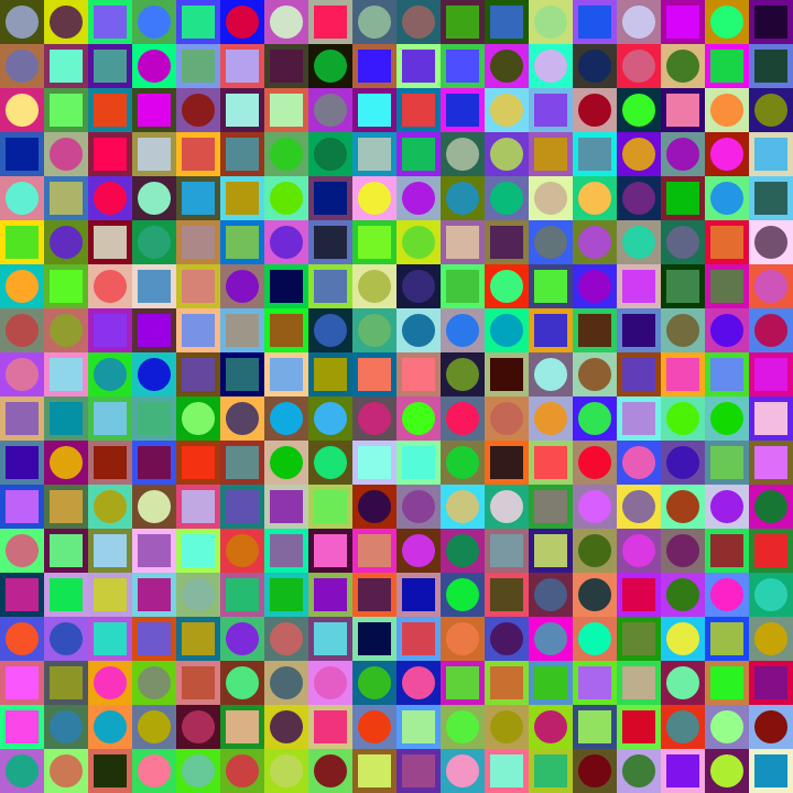 Square Dot Composition #266