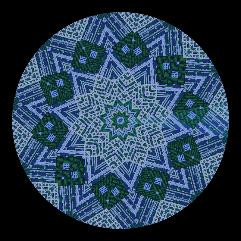 Binary kaleidoscope #66