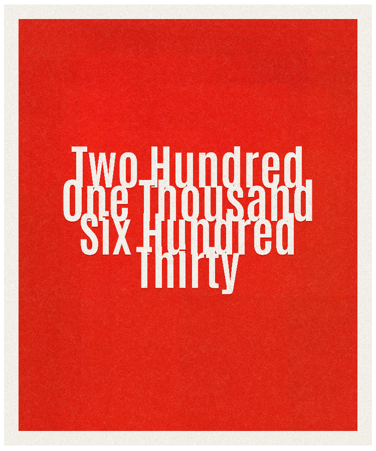 Count #201630