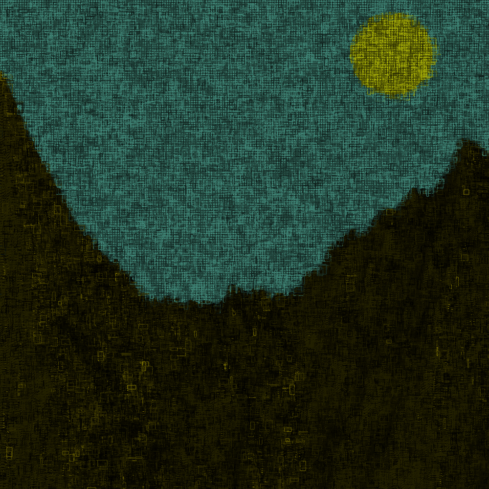 Classic generative landscape V2 #16