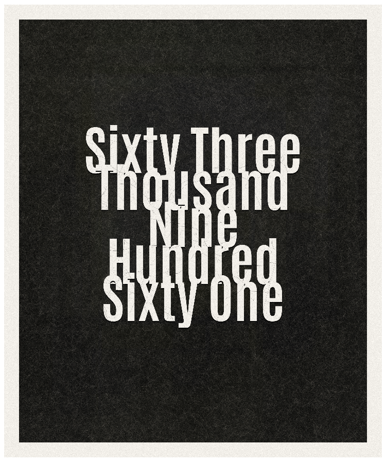 Count #63961