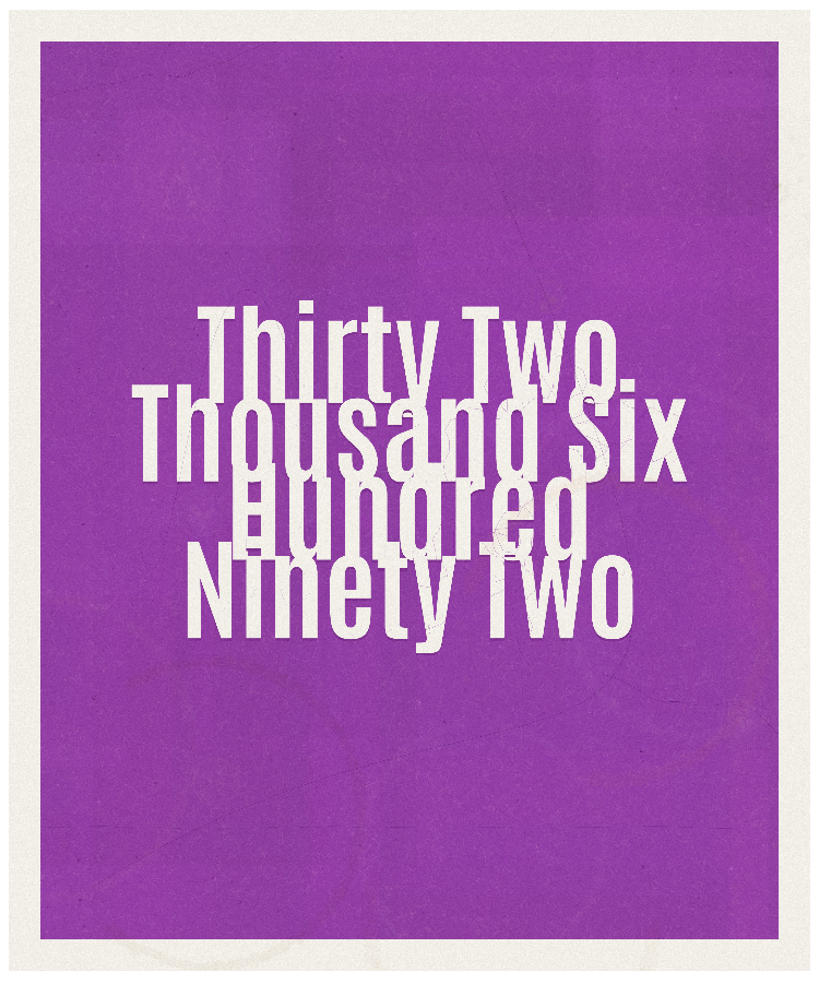 Count #32692