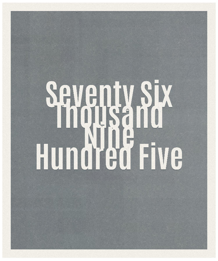 Count #76905