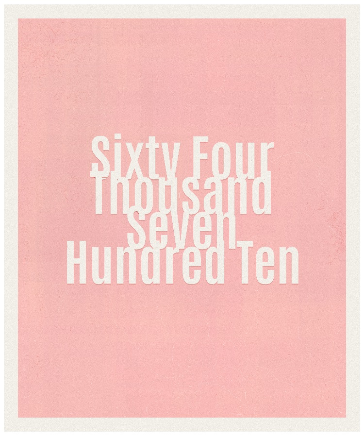 Count #64710