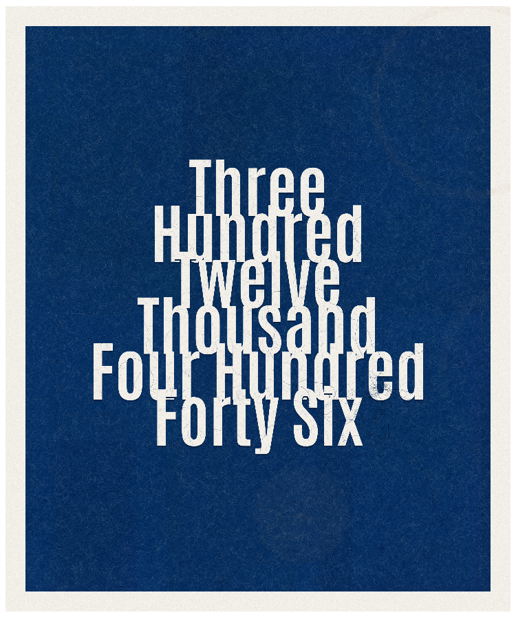 Count #312446