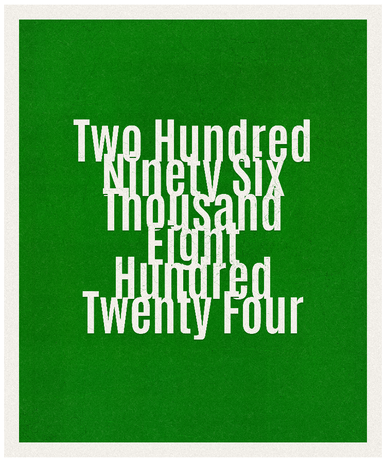 Count #296824