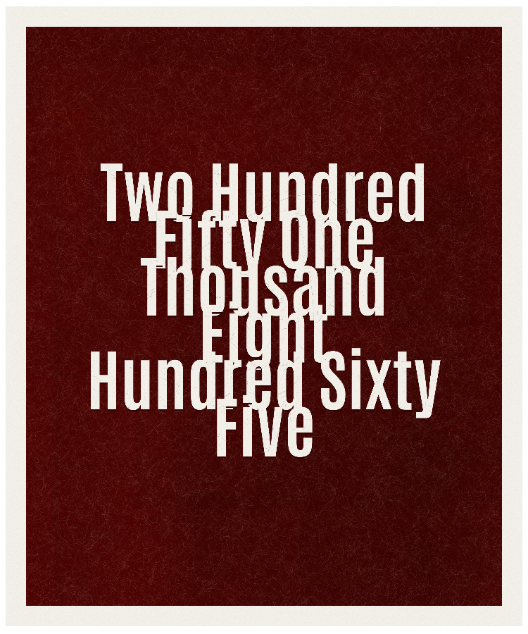 Count #251865