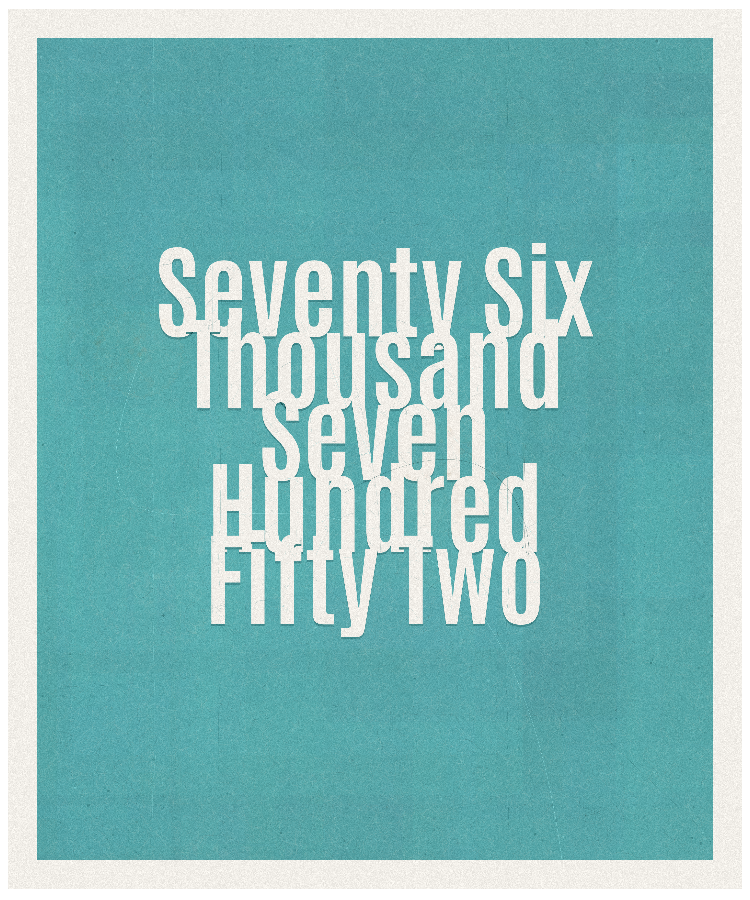 Count #76752