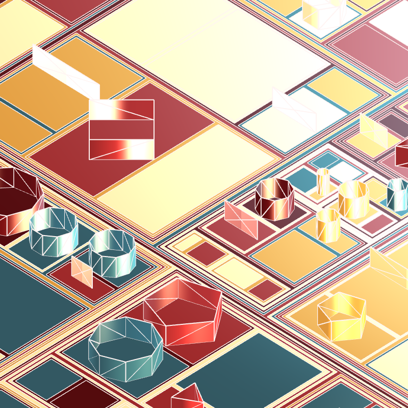 Geometric city #203