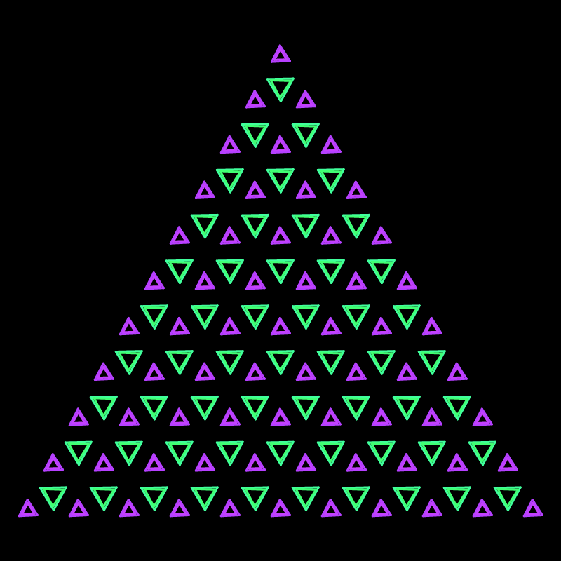 Your Brain on Triangles #100