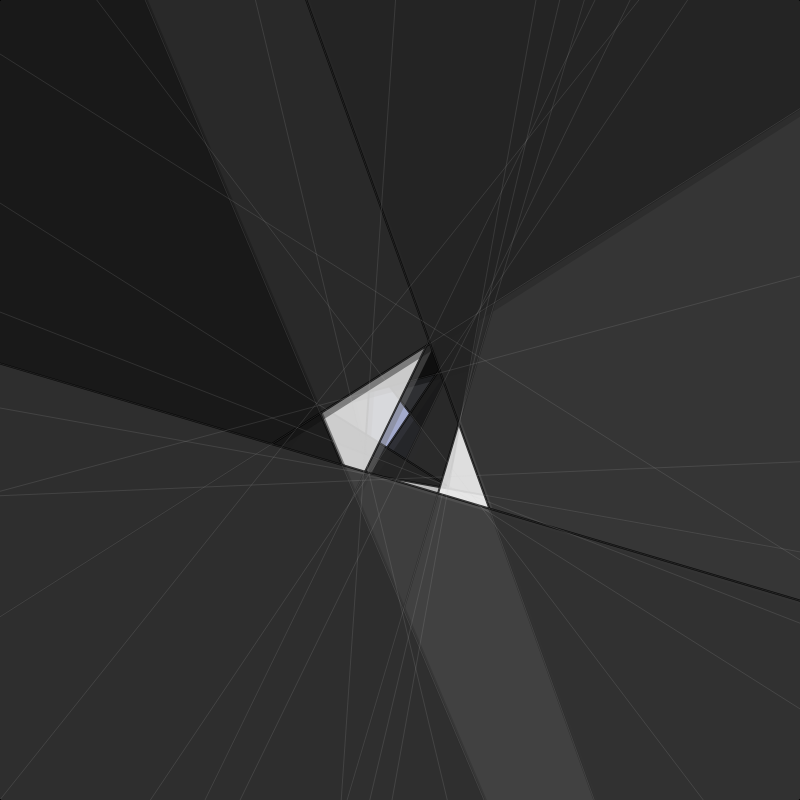 Inside the Shape grayscale #4