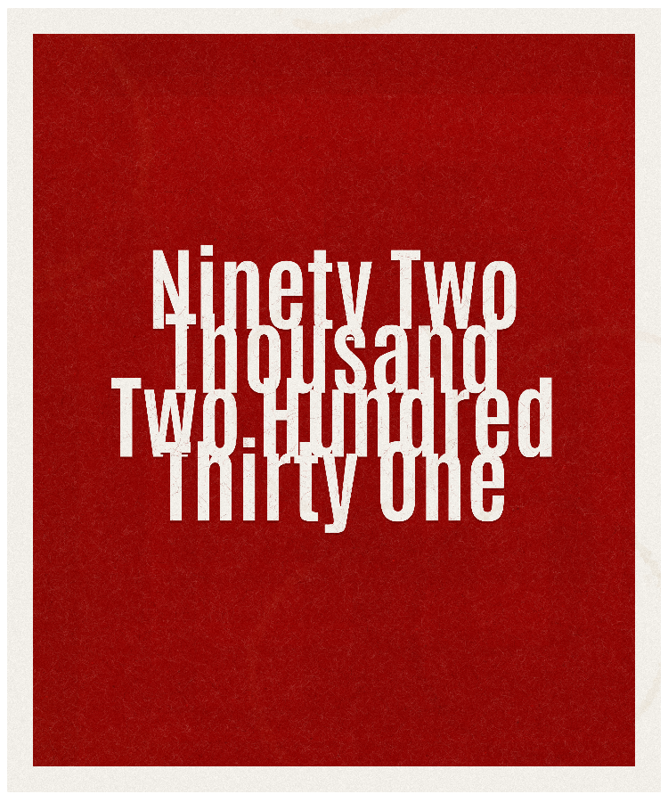 Count #92231