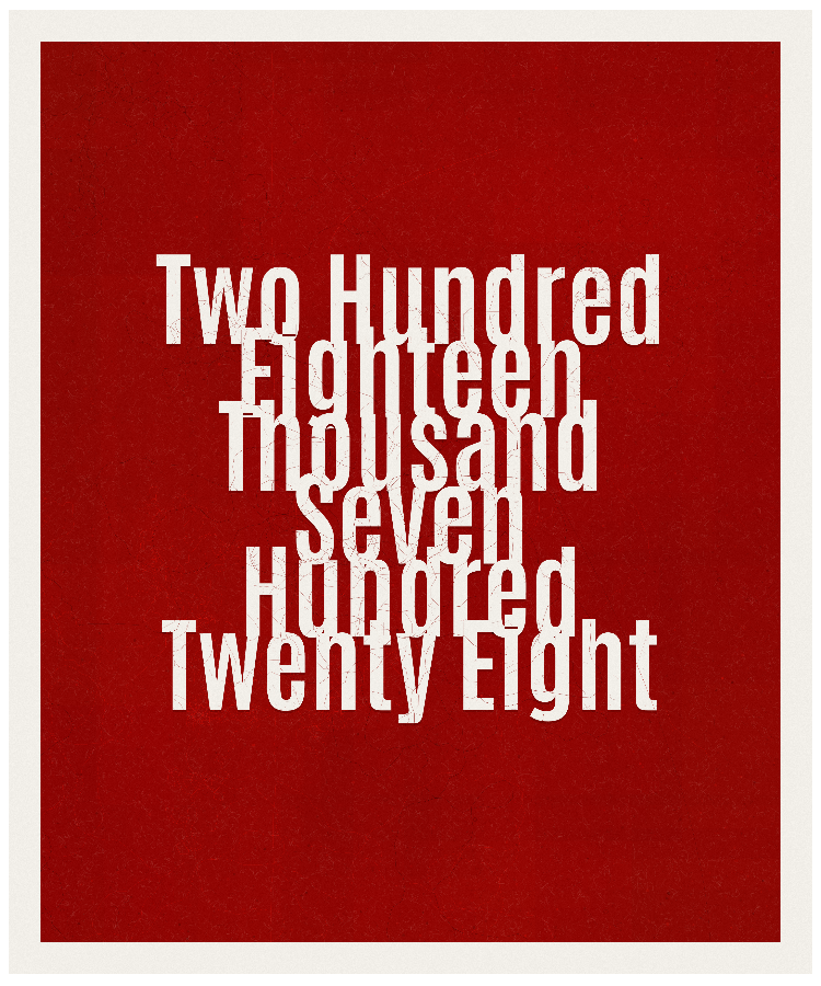 Count #218728