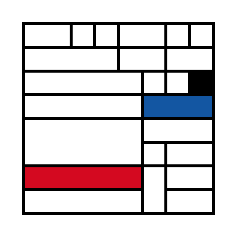 Mondrian squares #8