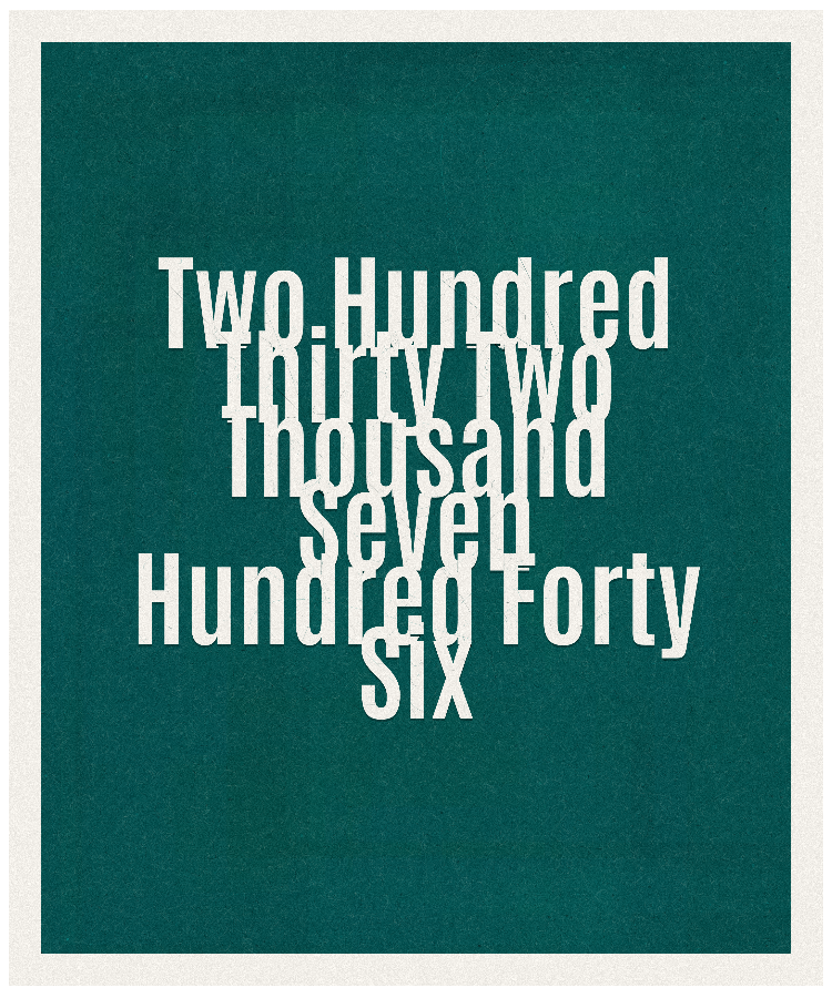Count #232746