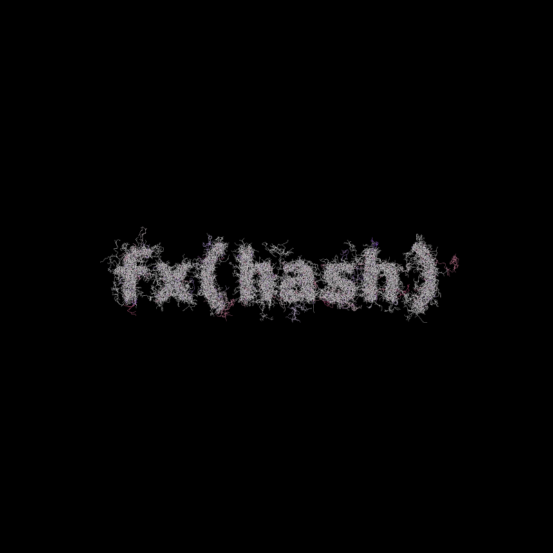 FXHASH Logo with Features #160