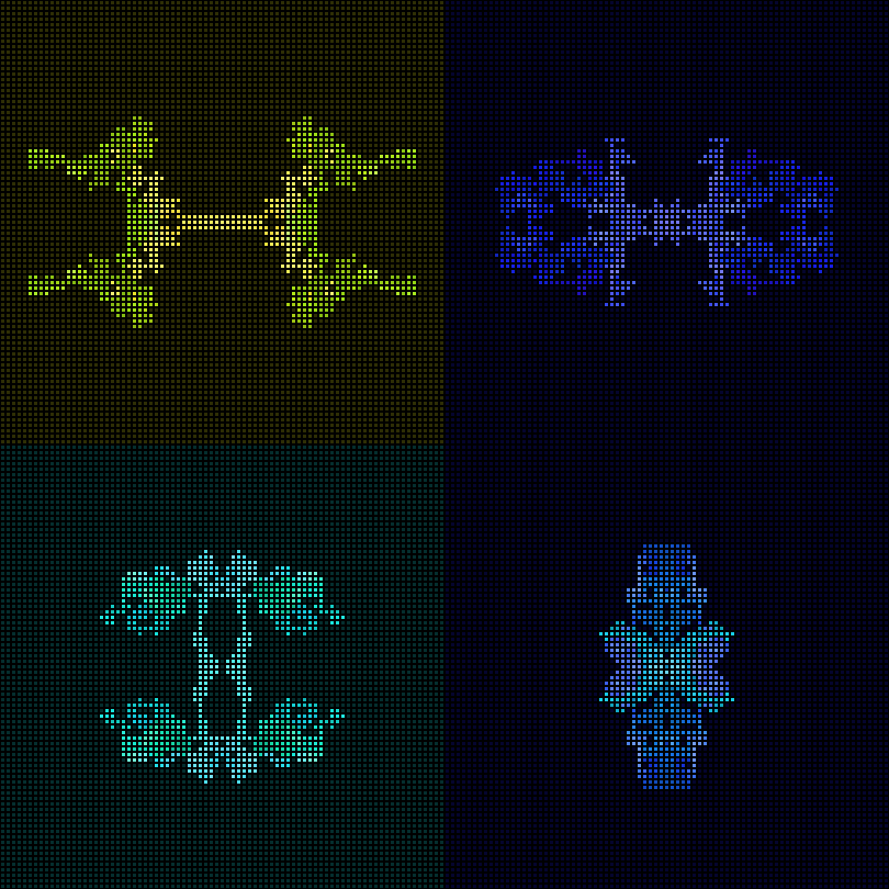 Dither Creatures 2x2 #73