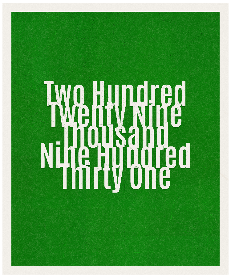 Count #229931