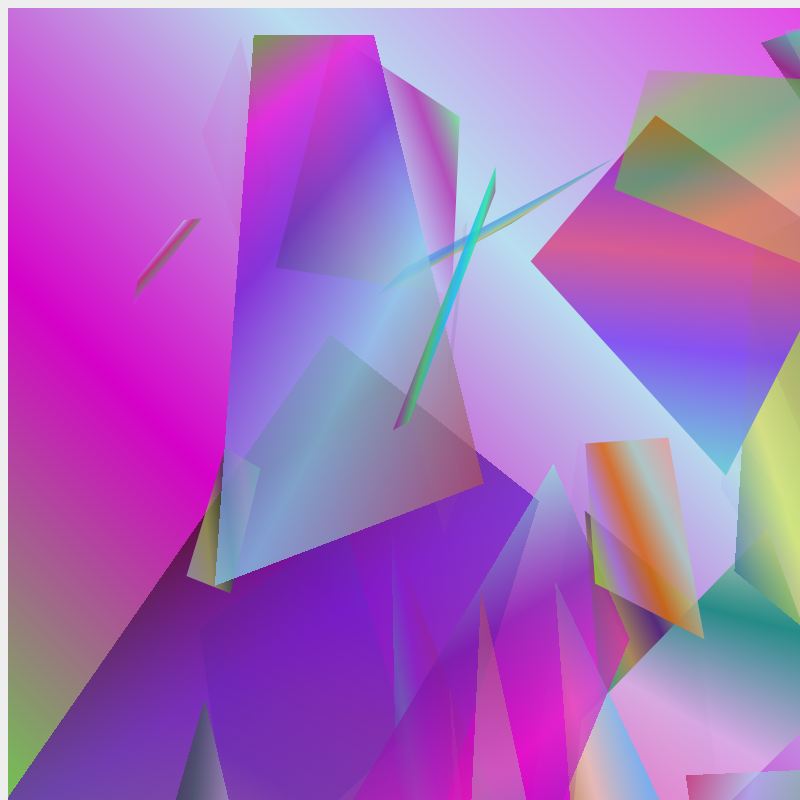 random divs with gradient and perspective #34