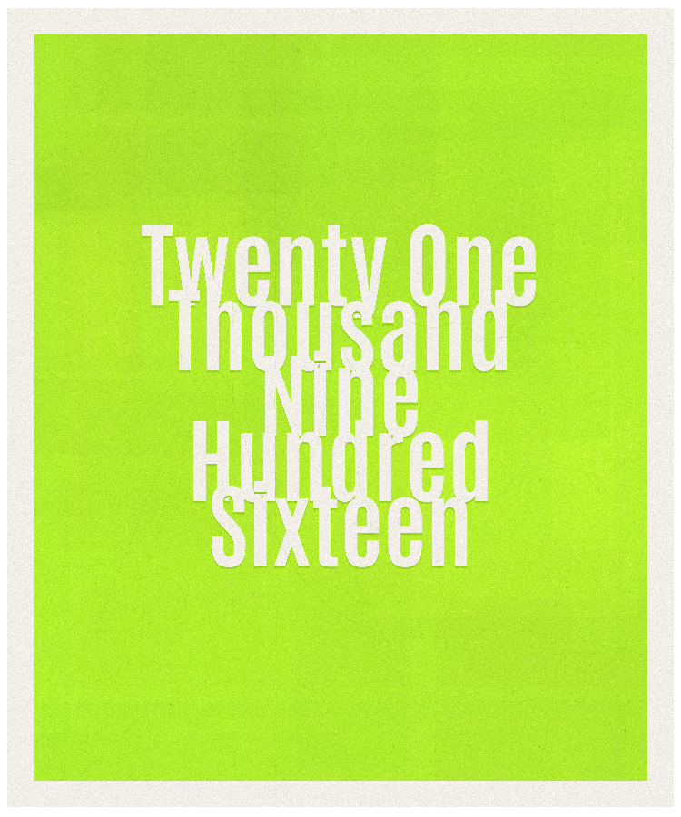 Count #21916