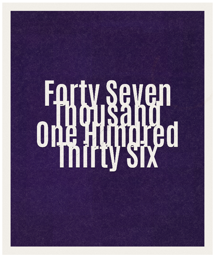 Count #47136