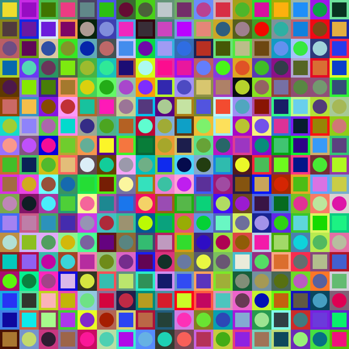 Square Dot Composition #274