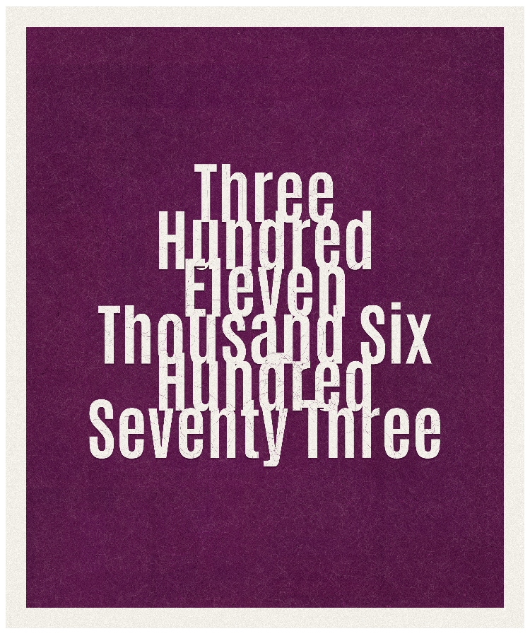 Count #311673